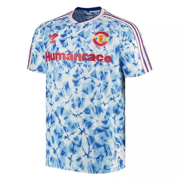 Tailandia Camiseta Manchester United Human Race 2020 2021 Azul